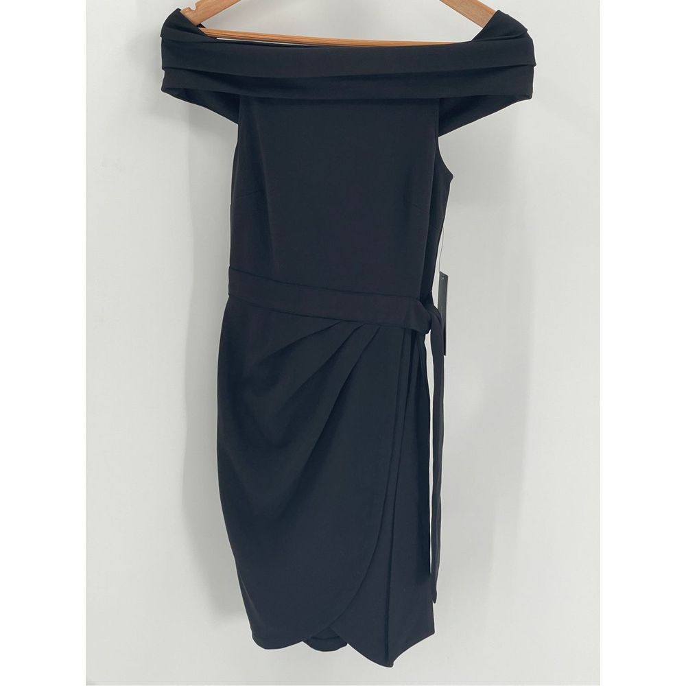 Lulus Dress Women's Size XS Black Off the‎ Shoulder Short New